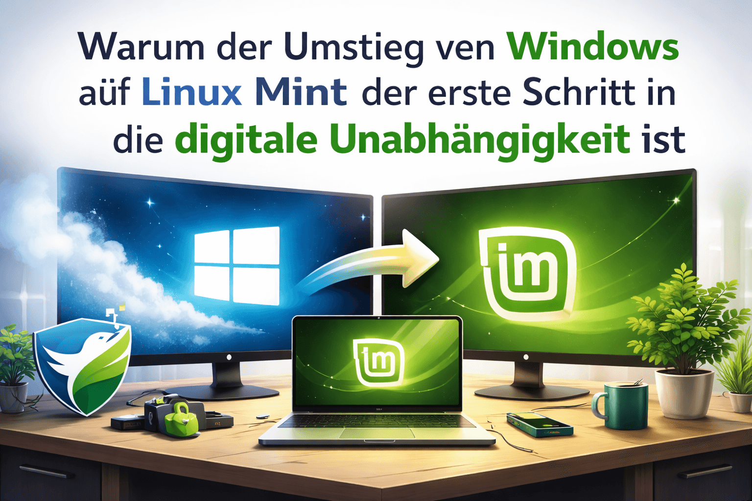 Warum der Umstieg von Windows auf Linux Mint der erste Schritt in die digitale Unabhängigkeit ist
